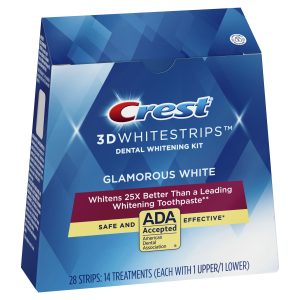 Bieliace pásiky Crest 3D Glamorous White